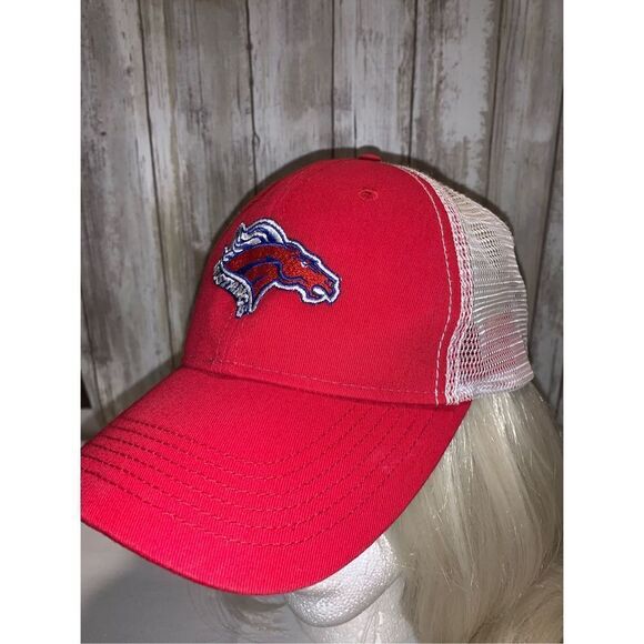 Vintage Red Mustang Mesh Back Hat One Size - Picture 2 of 12